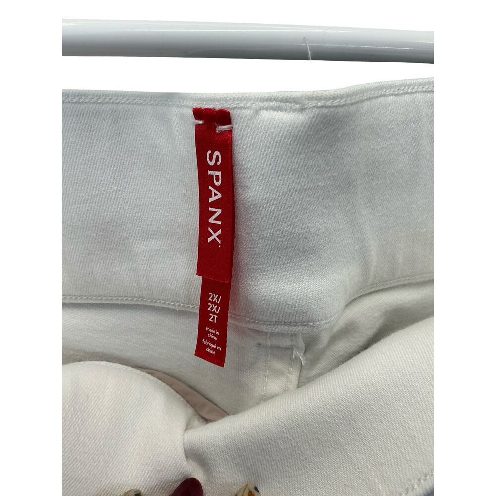 Spanx Stretch Pant Solid White Pull On Slimming W… - image 8